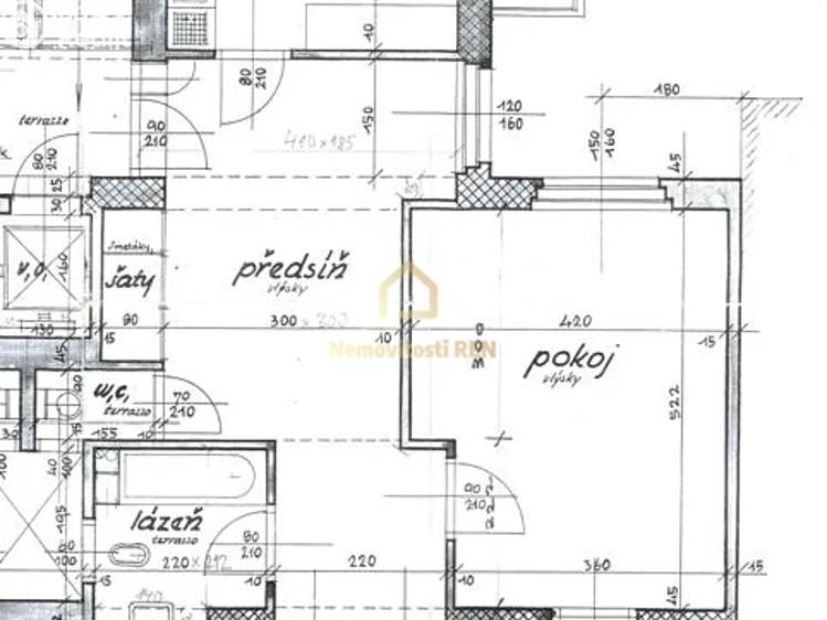 Pronájem bytu 3+1 Ostrava, Veleslavínova č. 15