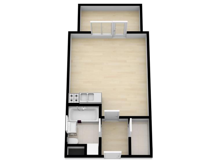 Pronájem bytu 1+KK Praha, Bermanova č. 17