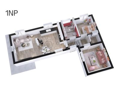 Оренда квартири 3+KK Klimkovice č. 43