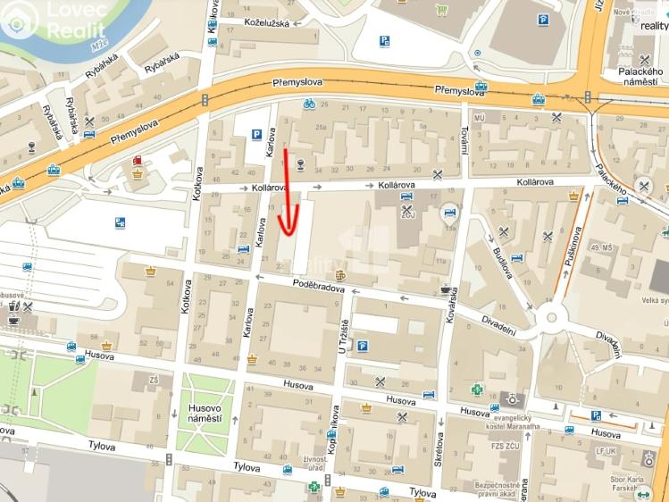 Pronájem garáže Plzeň, Poděbradova č. 6