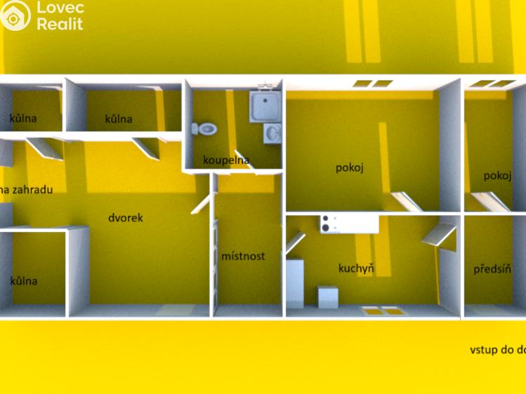 Prodej rodinného domu Hradčany-Kobeřice č. 10