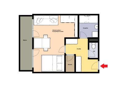 Продажа квартиры 1+KK Žacléř č. 5