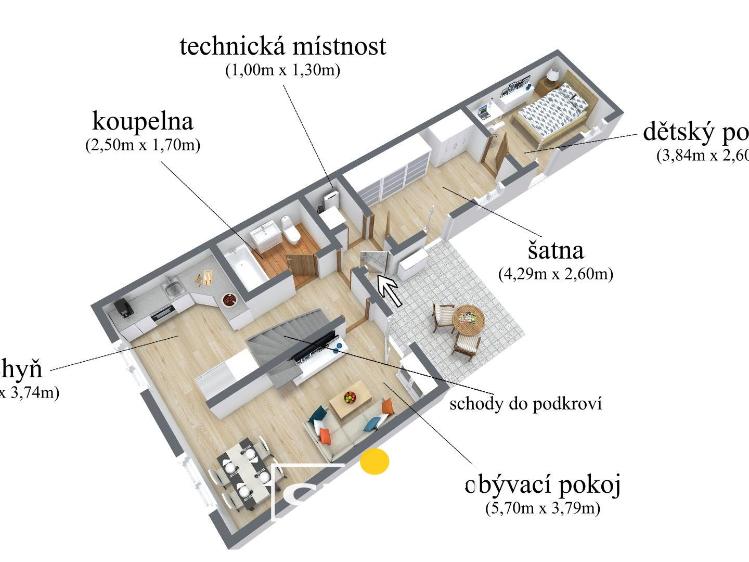 Prodej rodinného domu Podbořany č. 16