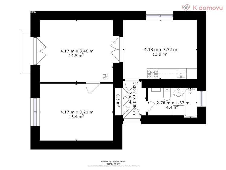 Prodej bytu 2+1 Ostrava, Žoluděvova 1813/9 č. 28