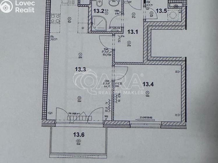 Pronájem bytu 2+KK Praha, Toufarova 2952/3 č. 11