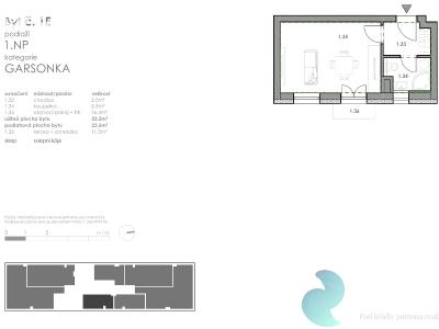 Prodej bytu 1+KK České Budějovice č. 3