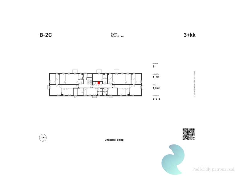 Продаж квартири 3+KK České Budějovice č. 4