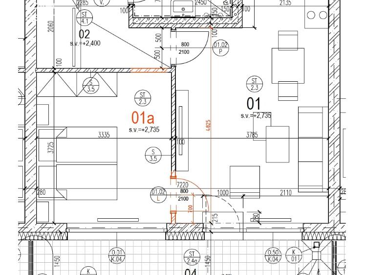 Rent apartment 2+KK Praha, Novodvorská 1070/6 č. 22