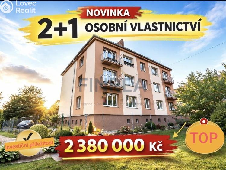 Prodej bytu 2+1 Jirkov, Bedřicha Pacholíka č. 1