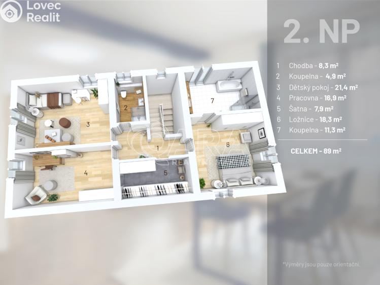 Prodej rodinného domu Dobřejovice, Nad Mlýnským Rybníkem č. 21