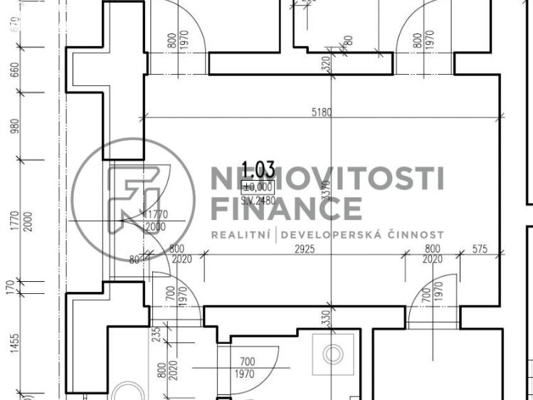 Pronájem bytu 3+KK Nadějkov č. 11