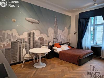 Pronájem bytu 1+KK Praha, Hálkova č. 4