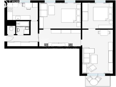 Продажа квартиры 3+1 Týn nad Vltavou, Veselská č. 17