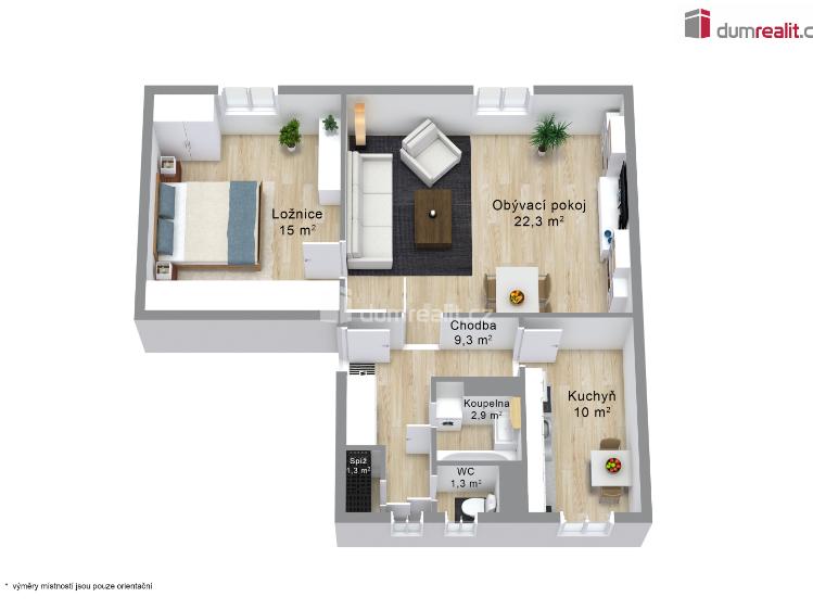 Prodej bytu 2+1 Ostrov, Horská č. 13