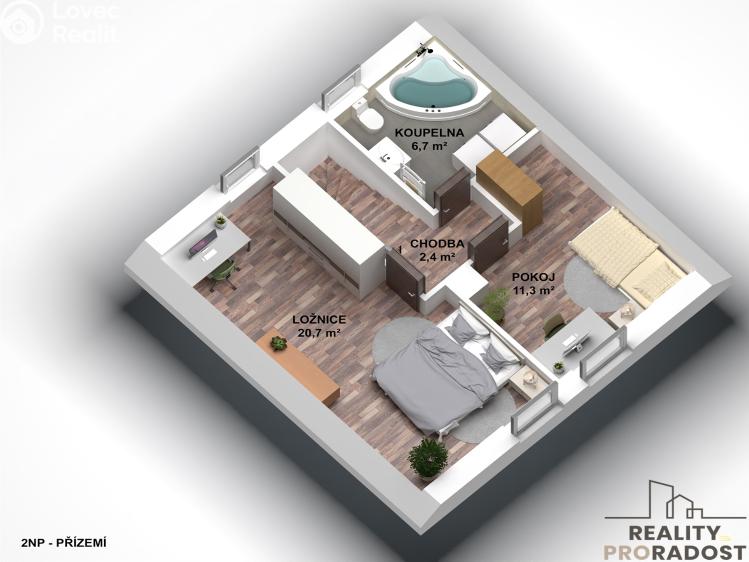 Prodej rodinného domu Kuřim č. 16