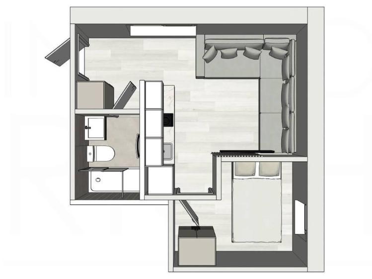 Pronájem bytu 2+KK Praha, Na Jarově č. 5