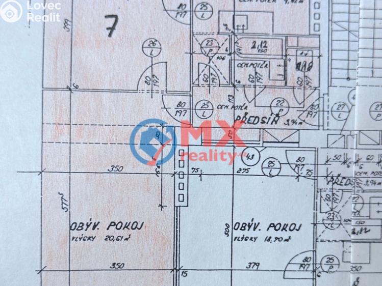 Pronájem bytu 2+1 Vlašim, Prokopova 1244 č. 14