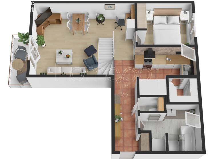 Prodej bytu 2+KK Praha, Křivoklátská 258 č. 27