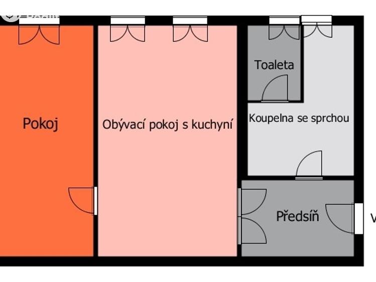 Pronájem bytu 2+KK Mutěnice, Brněnská 1291 č. 8
