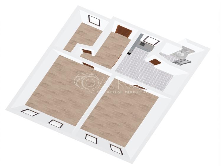 Pronájem bytu 3+1 Praha, Dalimilova č. 11