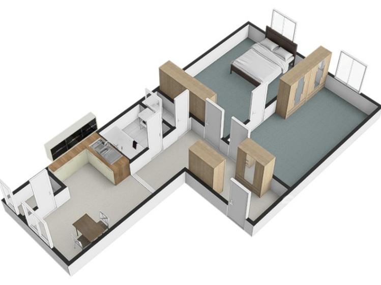 Pronájem bytu 2+1 Liberec, Revoluční č. 15