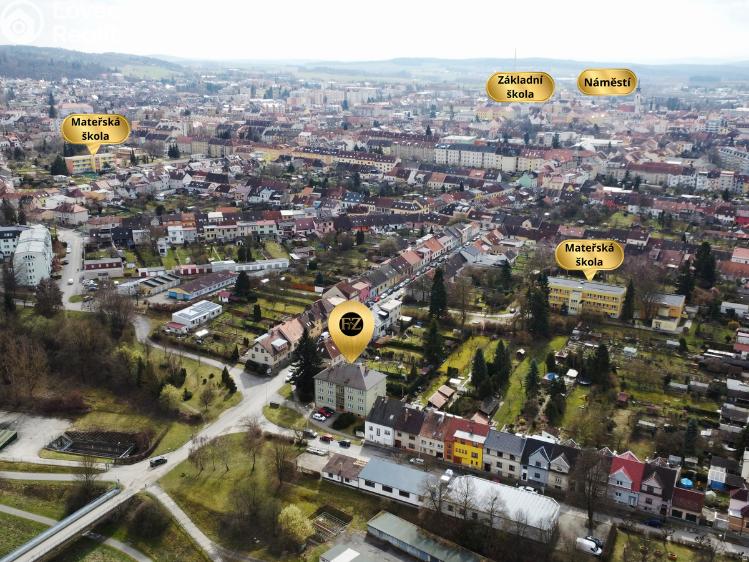 Prodej bytu 3+1 Písek, Jiráskovo nábř. 1823 č. 8