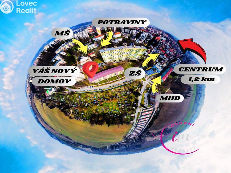 Продаж квартири 3+1 Jihlava, U Hřbitova č. 16