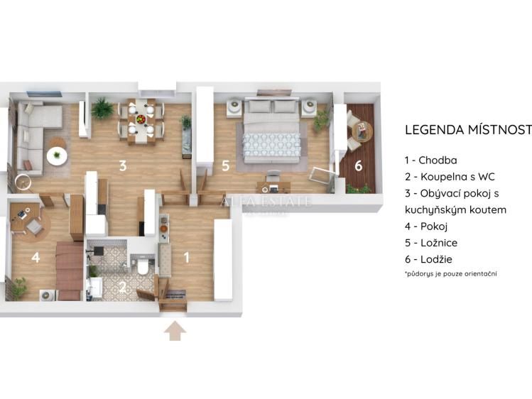 Prodej bytu 3+KK Karlovy Vary, Lomená č. 5