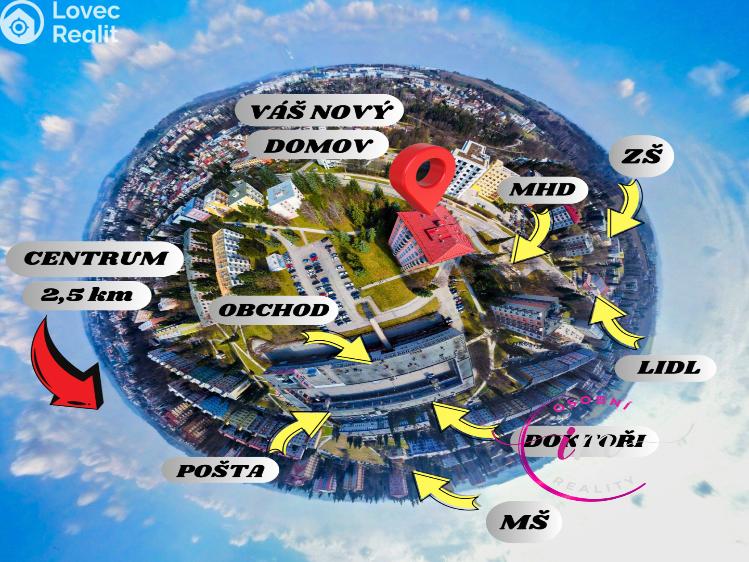 Prodej bytu 1+1 Jihlava, Březinova č. 16