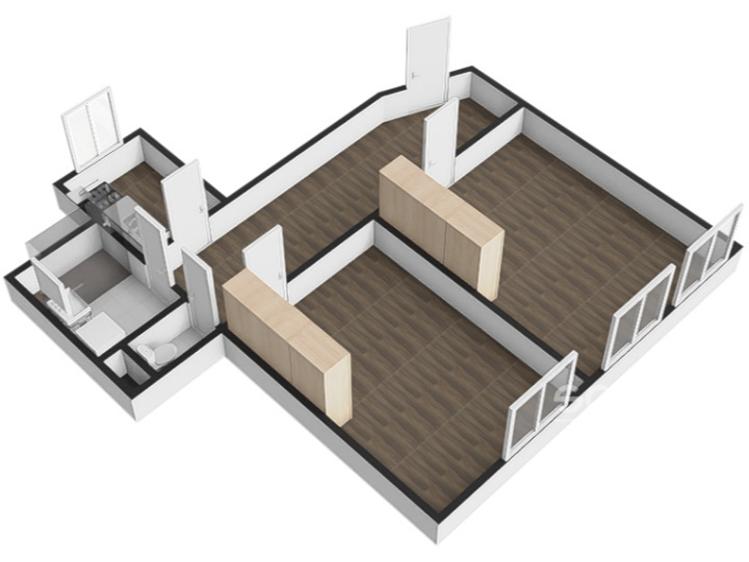 Pronájem bytu 2+1 Liberec, Revoluční č. 12