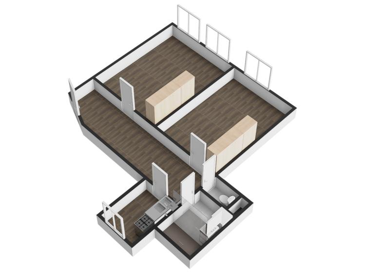 Pronájem bytu 2+1 Liberec, Revoluční č. 17