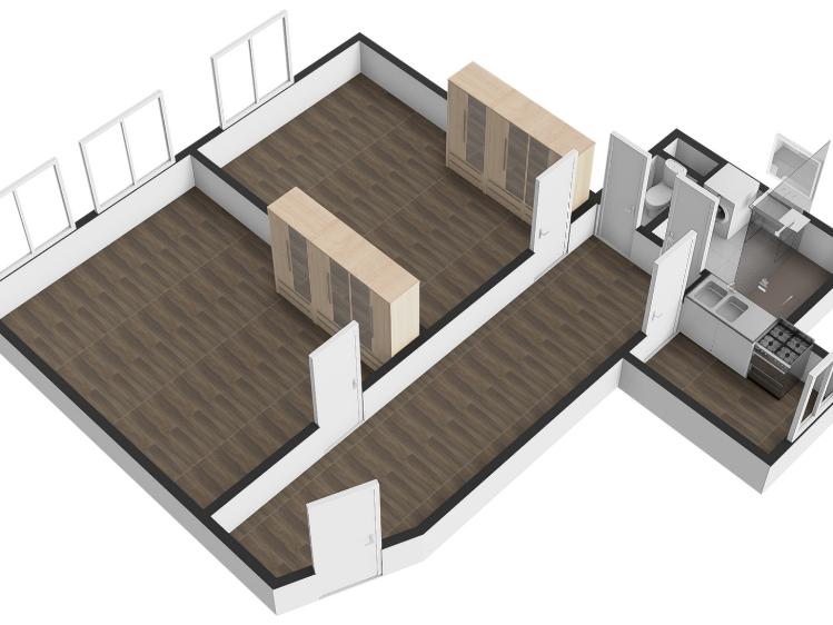 Pronájem bytu 2+1 Liberec, Revoluční č. 17