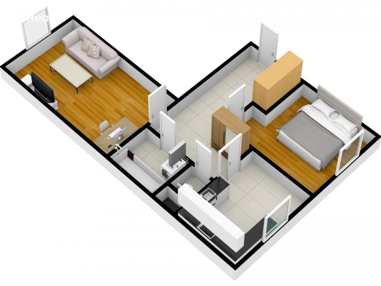 Pronájem bytu 2+1 Praha, Kladenská č. 15