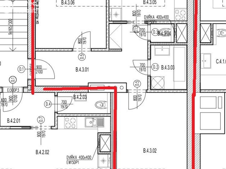 Pronájem bytu 2+1 Praha, Kladenská č. 16