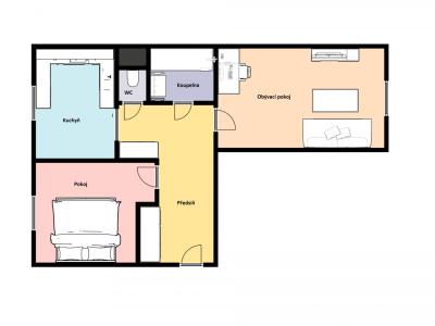 Pronájem bytu 2+1 Praha, Kladenská č. 2