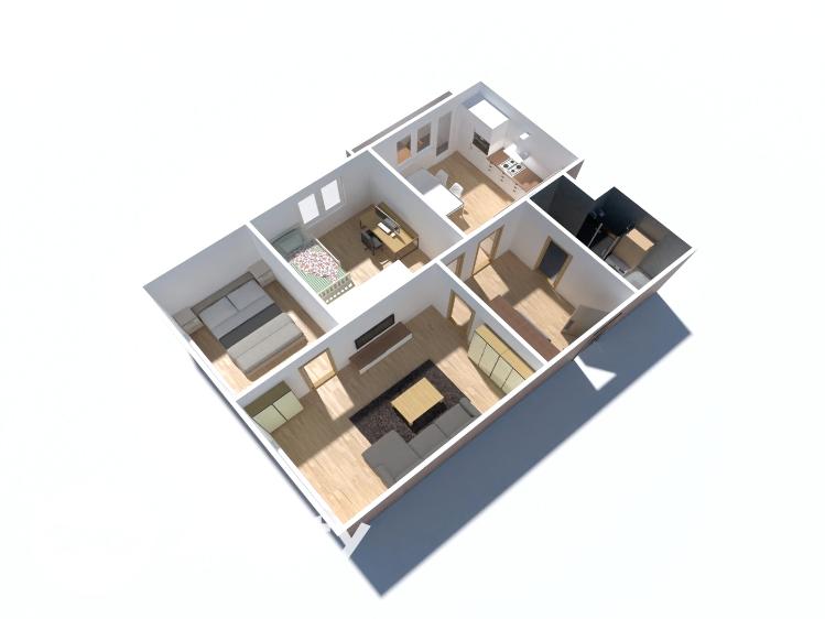 Prodej bytu 3+1 Ostrava, Petruškova č. 24