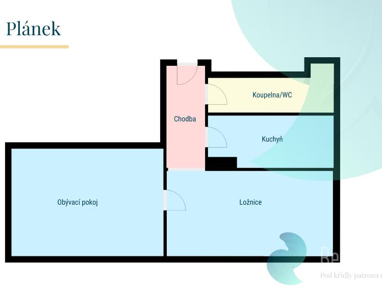 Аренда квартиры 2+1 České Budějovice, Mánesova 266/5 č. 12
