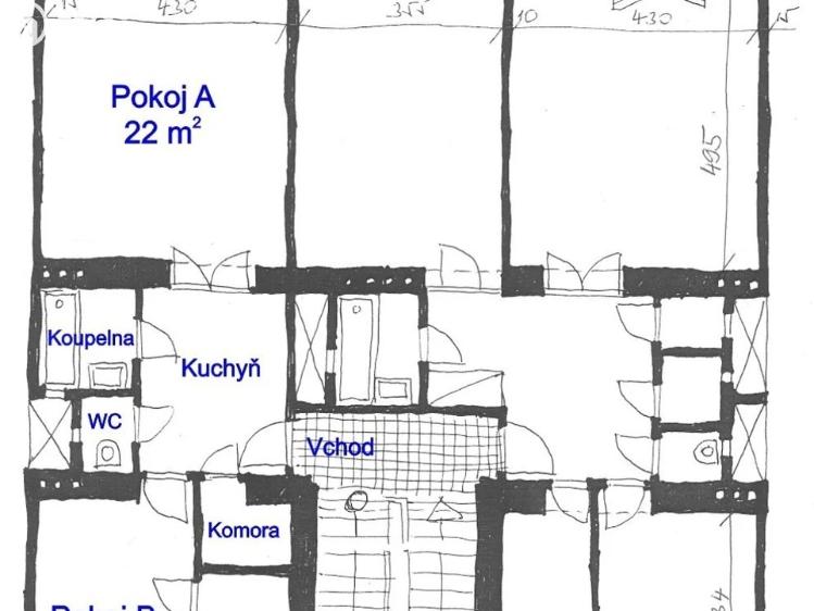 Pronájem bytu 3+KK Praha, Na dlouhém lánu č. 16