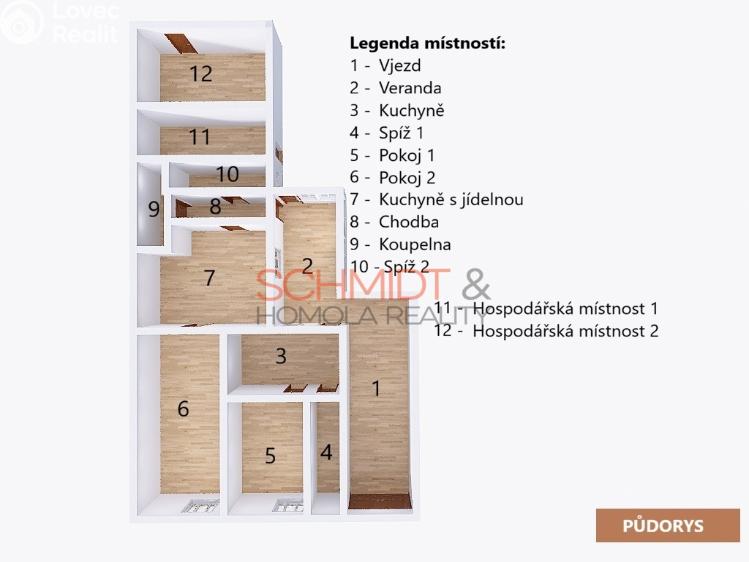 Продажа семейного дома Uherčice č. 22