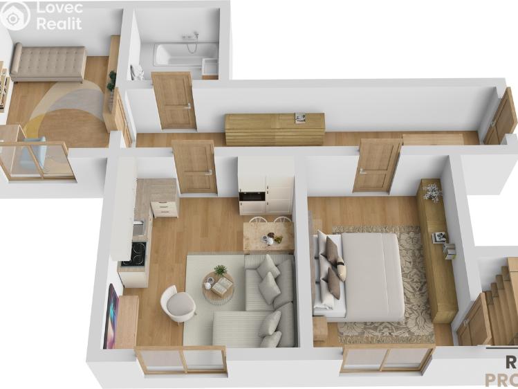 Prodej bytu 3+KK Ostrava, Březinova 1039/5 č. 14