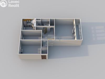 Prodej bytu 3+1 Ostrava, Hulvácká č. 6