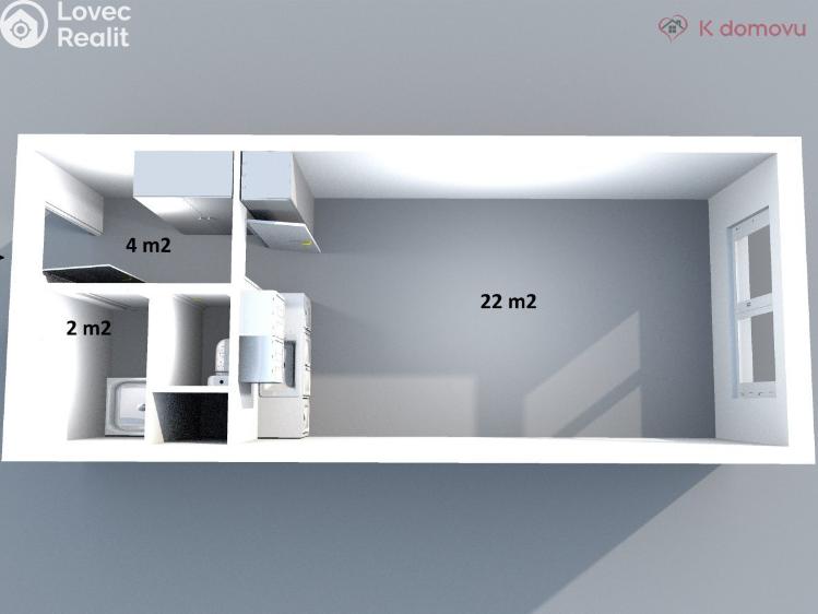 Prodej bytu 1+KK Milevsko, Písecké předměstí 1301 č. 2