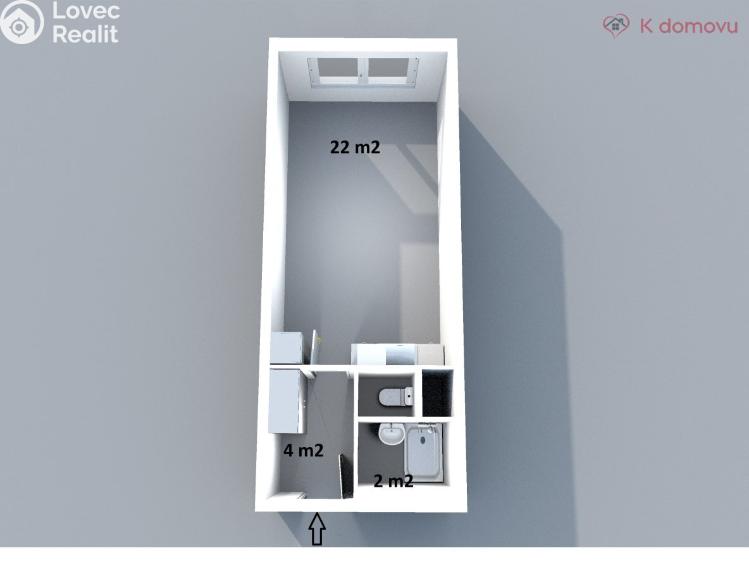 Prodej bytu 1+KK Milevsko, Písecké předměstí 1301 č. 13