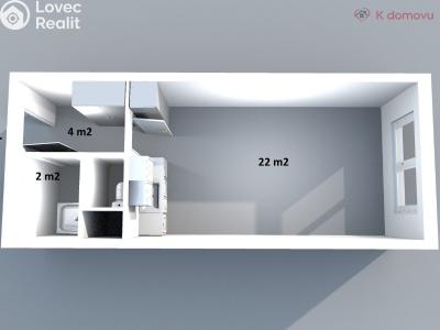 Prodej bytu 1+KK Milevsko, Písecké předměstí 1301 č. 2