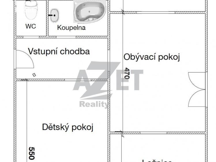 Prodej bytu 4+1 Frýdek-Místek, Frýdlantská 1892 č. 3