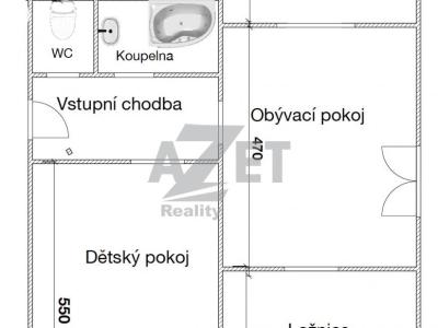 Prodej bytu 4+1 Frýdek-Místek, Frýdlantská 1892 č. 3