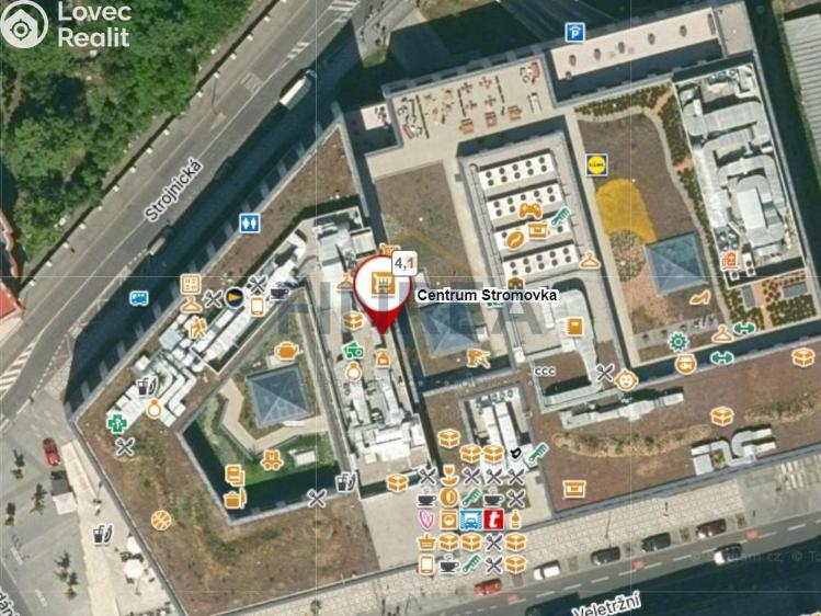 Pronájem obchodního prostoru Praha, Veletržní č. 2