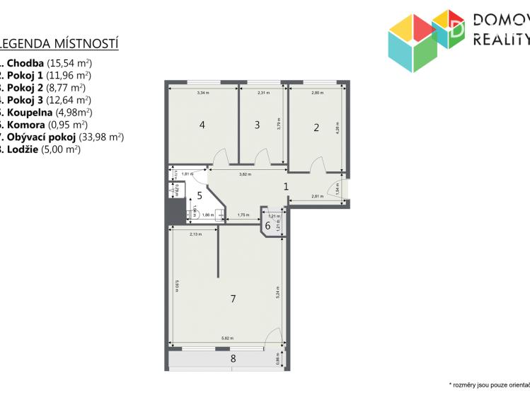 Prodej bytu 4+KK Jince, Zborovská 348 č. 8