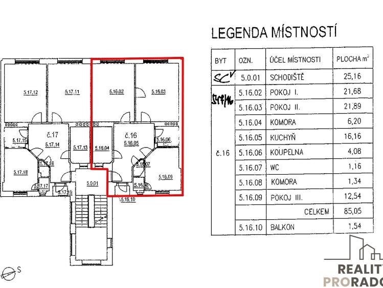 Prodej bytu 3+1 Brno, Špitálka 547/5a č. 12