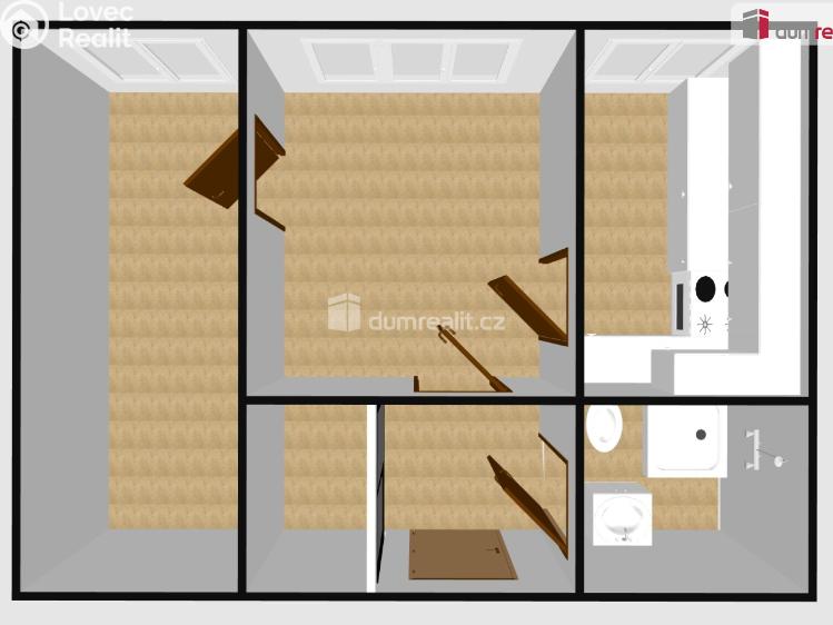 Rent apartment 2+1 Břeclav, Na Valtické č. 6